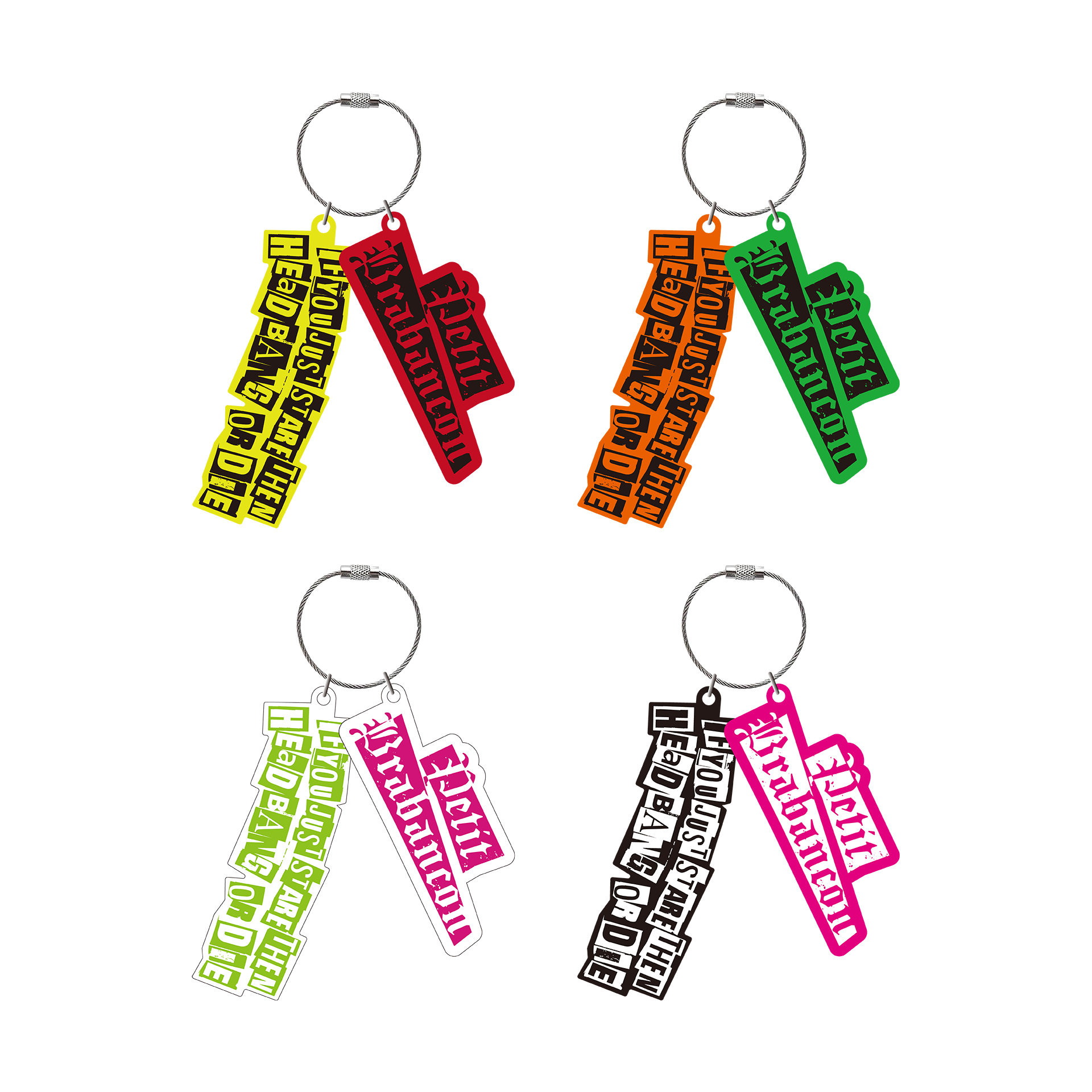 If You Just Stare Then Headbang or Die キーホルダー（ランダム