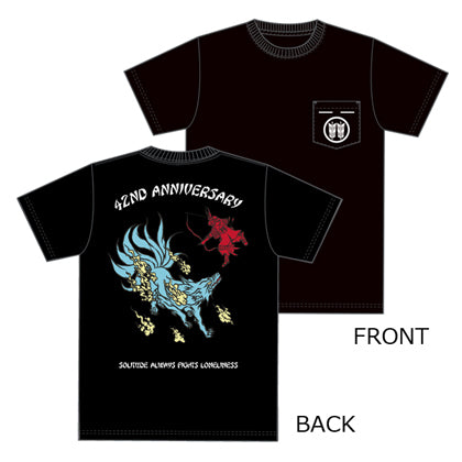 Produced by ミヤ ミヤ 死に(42)T アロハ風【Tシャツ】BLACK