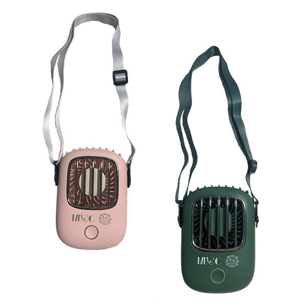 顔面への安定供給 -もう手に持たなくて良いんだよ-【2WAYハンディーファン】