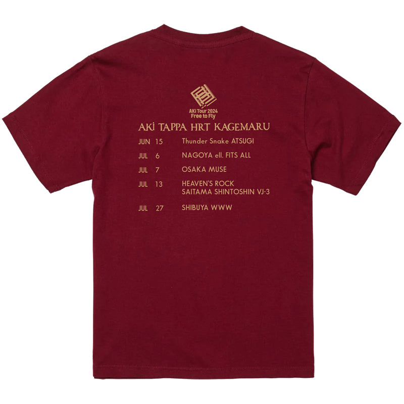 Tシャツ / WINE RED