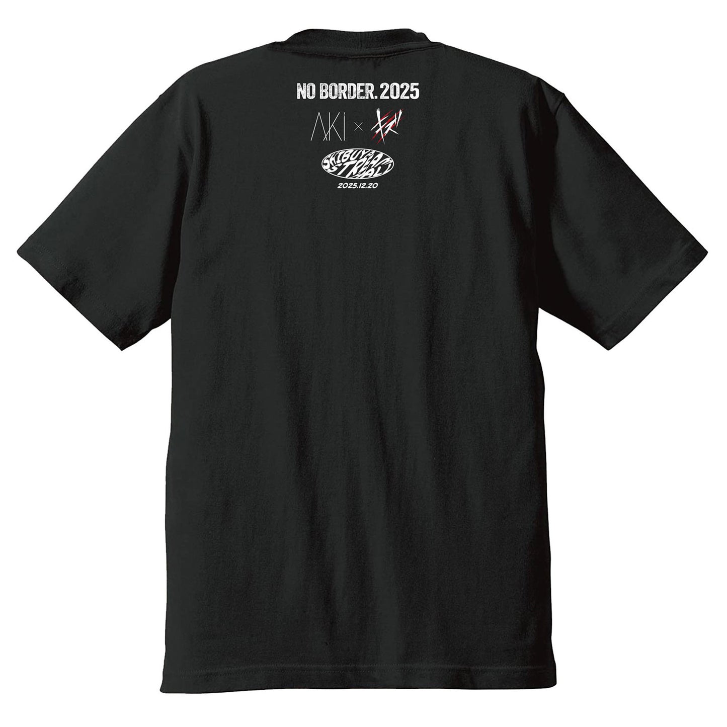 AKi × キズ 「NO BORDER. 2025」 Tシャツ