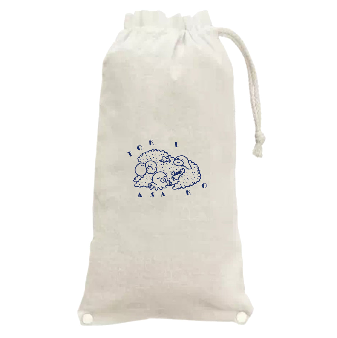 ひよことモコモコ羊のブランケット(巾着付き)