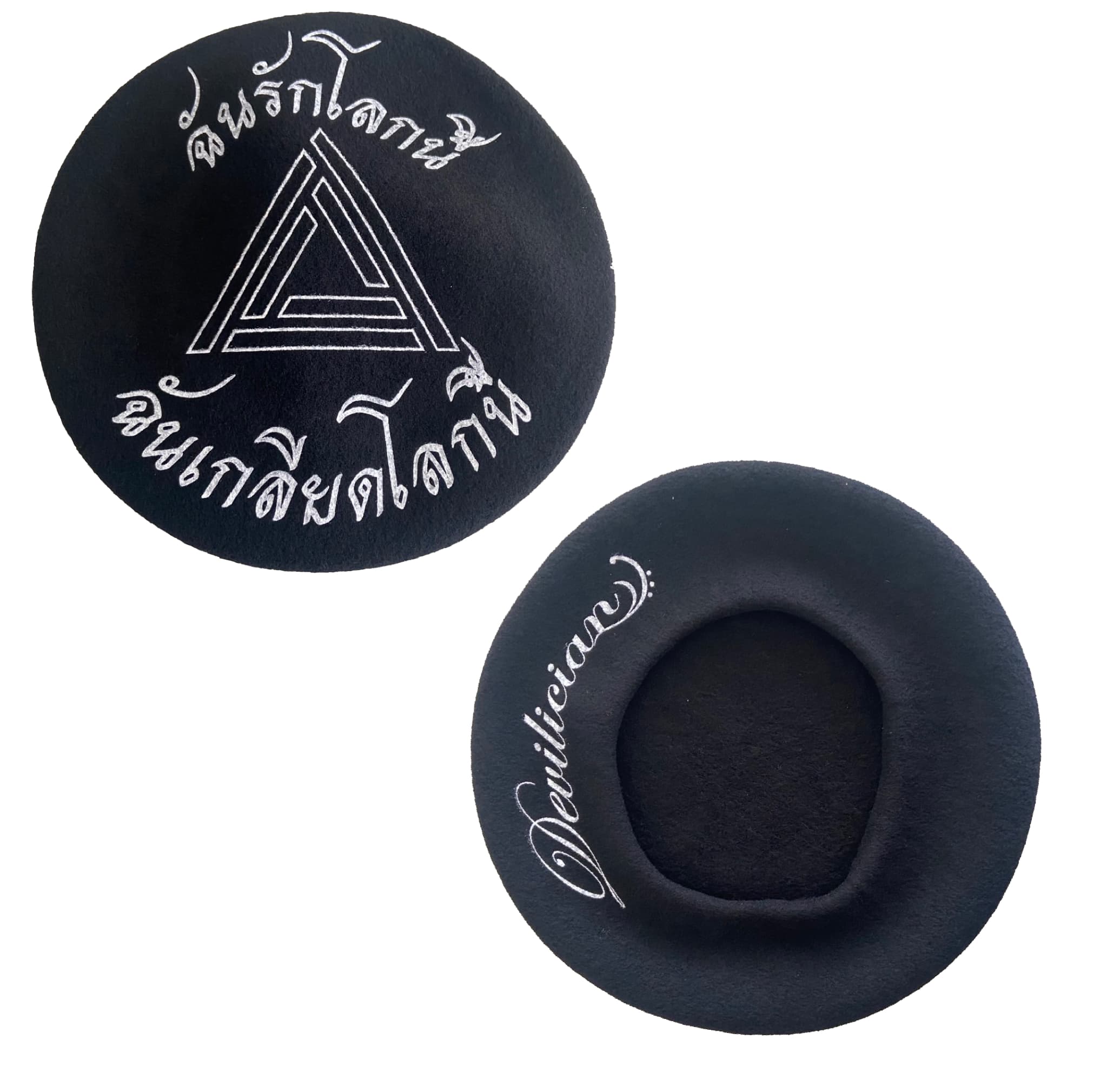 MUCC ムック 逹瑯 DEVILICIAN BERET (ベレー帽L) produced by 逹瑯 DEVILICIAN BERET【ベレー帽】 – ArCADE