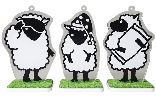 三匹のおやすみ羊 アクリルスタンドフィギュア