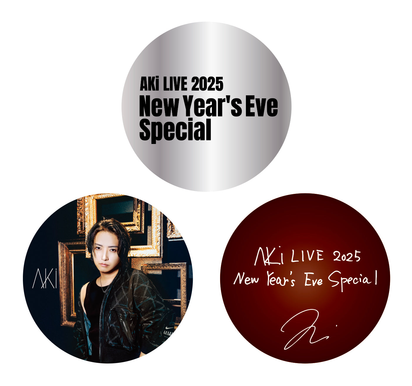 ランダム缶バッジ / AKi LIVE 2025 New Year's Eve Special