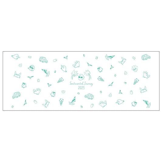 手ぬぐい (旅の記憶柄) 2025 / TOKI ASAKO Sentimental Journey at BLUE NOTE TOKYO