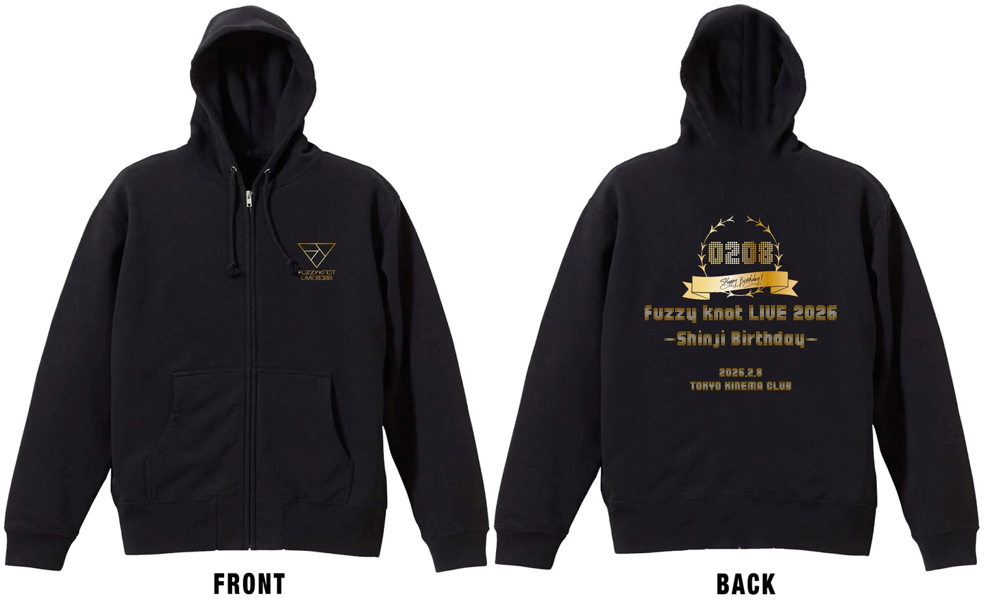 ジップパーカー