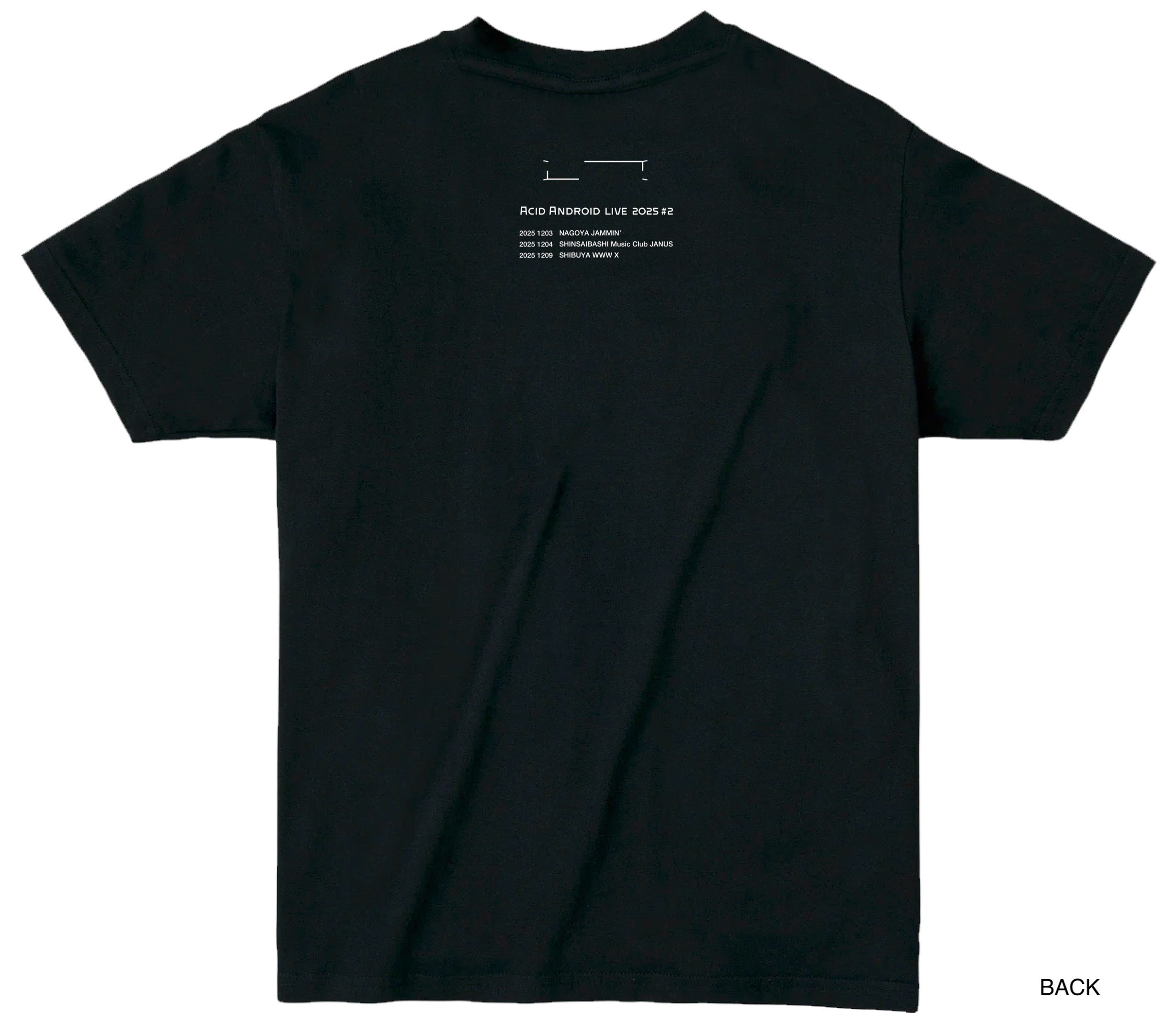T-SHIRT 2025 #2 / ACID ANDROID LIVE 2025 #2 – ArCADE