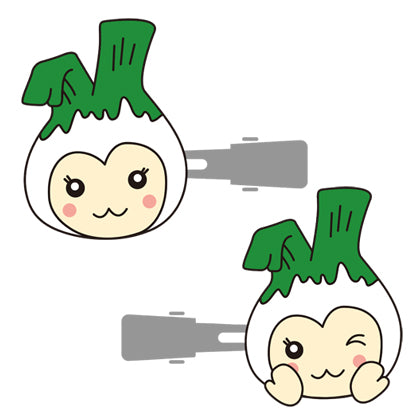 ネギッピーヘアクリップ