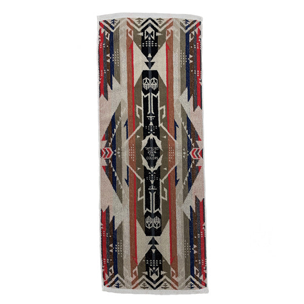 キャンプ場に馴染むCOLORのタオル【フェイスタオル】