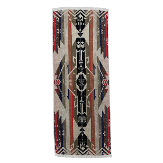 キャンプ場に馴染むCOLORのタオル【フェイスタオル】