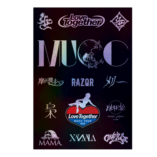 Love キラキラステッカー【ホログラムステッカー】