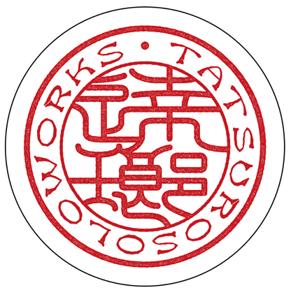 逹瑯印【ステッカー白黒2枚セット】