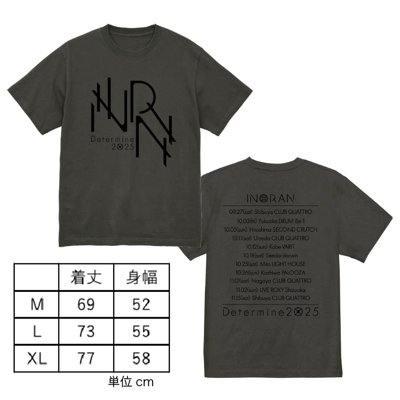 INORAN Determine 2025 Tシャツ3枚セット INORAN】「TOUR Determine 2025」グッズラインナップ解禁！ – INORAN